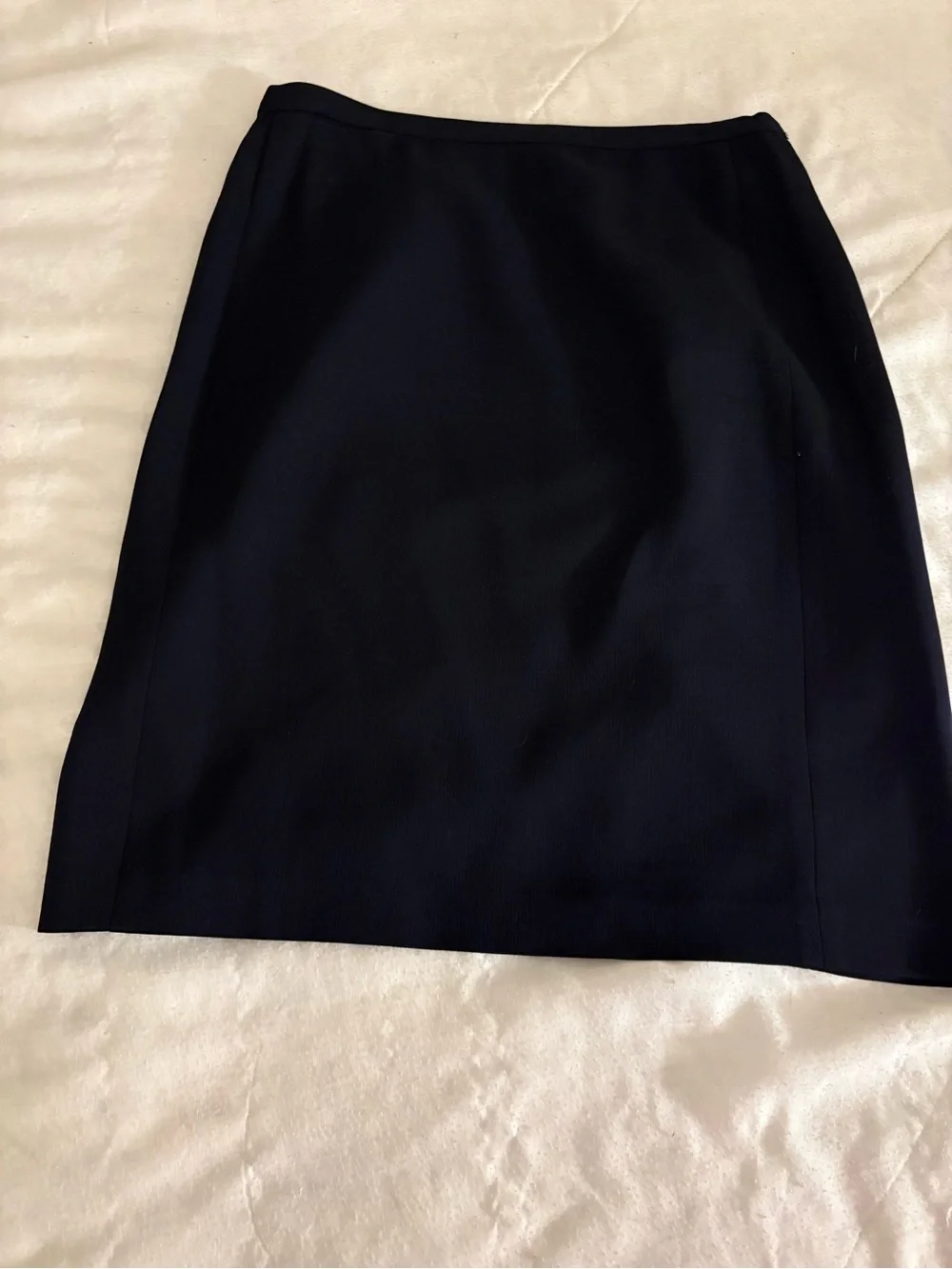 Calvin Klein Vintage Made in Italy Wool Pencil Skirt Black high end size 10